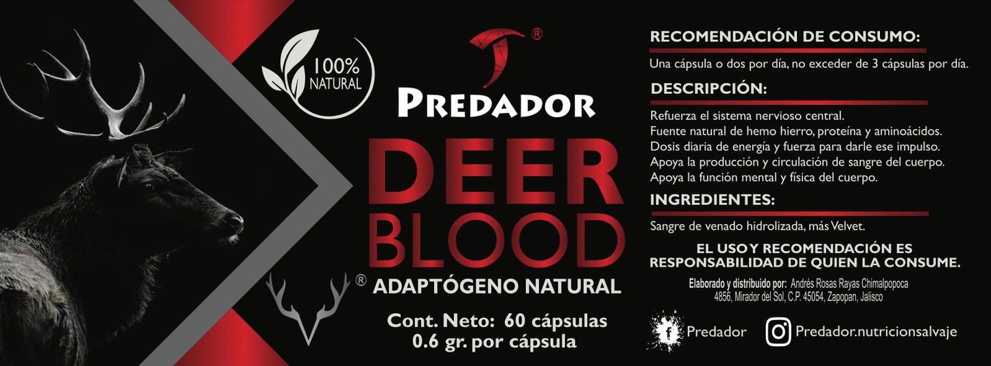Deer blood