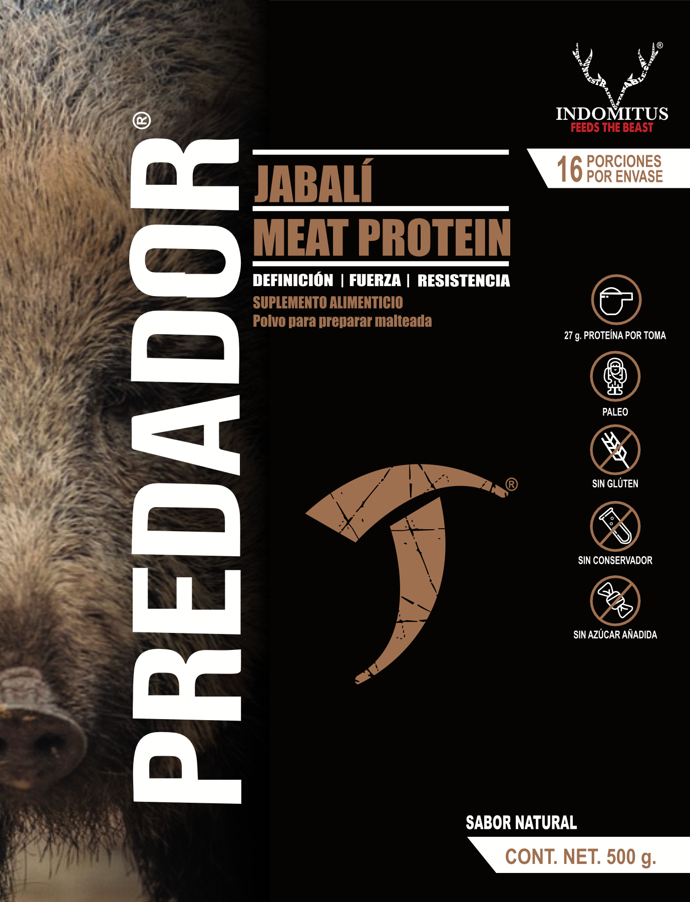 Jabalí meat protein